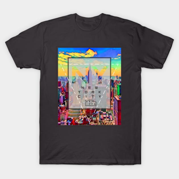 New York City T-Shirt by ezhar.v.b